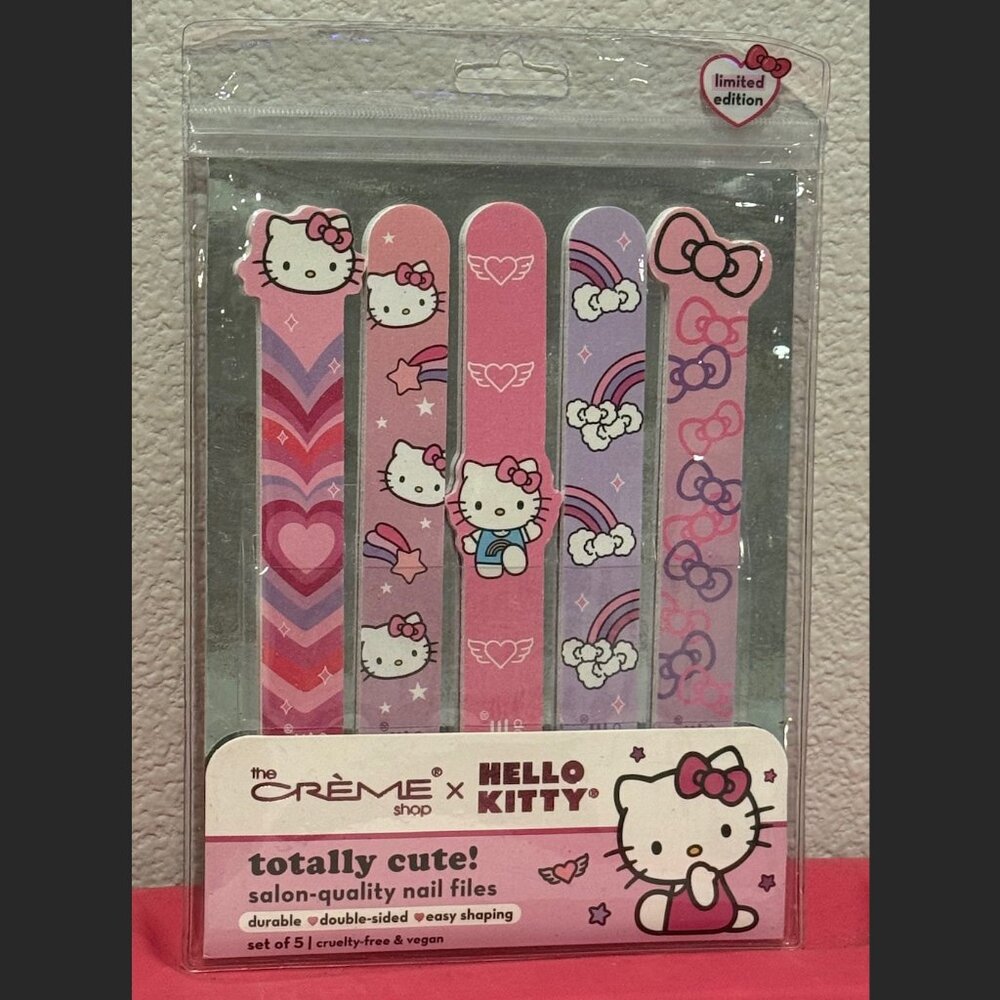 Sanrio Hello Kitty x The Creme Shop Nail File Set NIP